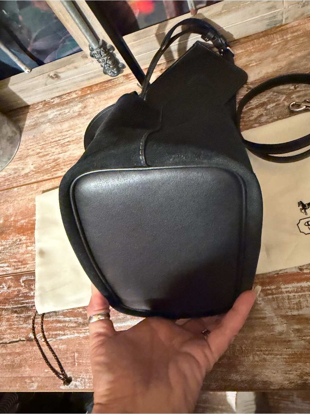 Coach Rowan Bucket Bag with Cherry Charm - Picture 8 of 10